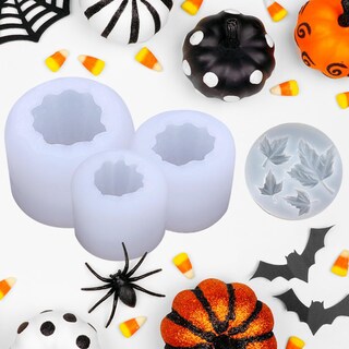Foto 6 | Foto 6 | Juego De Moldes De Silicona Para Velas De Calabaza Zqysing 4 Piezas - Venta Internacional.