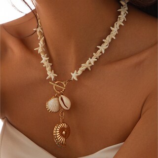 Foto 2 | Foto 2 | Collar Seashell Para Mujer Your Always Charm  2 Piezas - Venta Internacional.