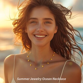 Foto 3 | Foto 3 | Collar Seashell Para Mujer Your Always Charm 2 Piezas - Venta Internacional.