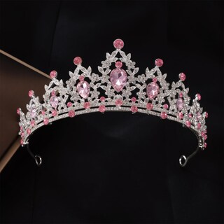 Foto 7 | Foto 7 | Set De Joyas Kamirola Con Tiaras Y Coronas Para Mujer (tr45) Color Rosa - Venta Internacional.