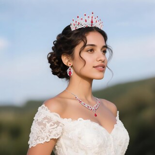Foto 4 | Foto 4 | Set De Joyas Kamirola Con Tiaras Y Coronas Para Mujer (tr28) - Venta Internacional.