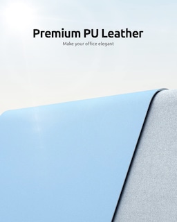 Foto 2 | Foto 2 | Alfombrilla Protectora De Piel Para Oficina Desk Pad Ysagi 90 X 45 Cm Color Azul Claro - Venta Internacional.