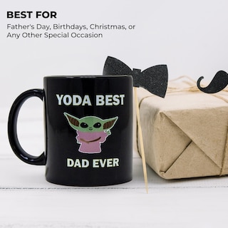 Foto 6 | Foto 6 | Taza De Cerámica Store Indya Best Dad Ever Design Color Negro - Venta Internacional.