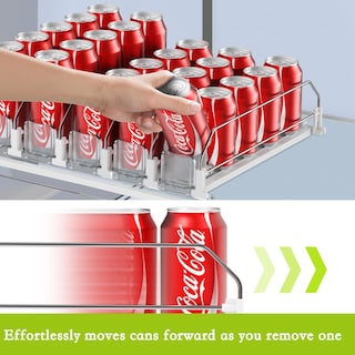 Foto 2 | Foto 2 | Organizador De Bebidas Iboring Para Nevera Con Capacidad Para 15 Latas Color Blanco - Venta Internacional.