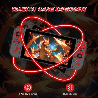 Foto 2 | Foto 2 | Controlador De Nintendo Switch Kipylca De Repuesto Red Dragon - Venta Internacional.