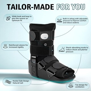 Foto 2 | Foto 2 | Walker Boot Medibot Fracture Para Pie Y Tobillo Con Airbags Inflables - Venta Internacional.