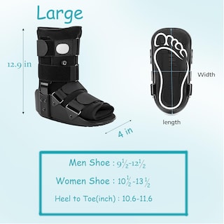 Foto 6 | Foto 6 | Walker Boot Medibot Fracture Para Pie Y Tobillo Con Airbags Inflables - Venta Internacional.