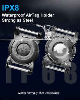 Foto 6 | Foto 6 | Soporte Para Collares De Perro Airtag Oneonta Impermeable Rosa Para 1 Cm - Venta Internacional.