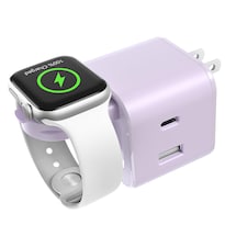 Bloque De Carga Beasaf De 36 W Para Apple Con Cargador Watch  Color Morado - Venta Internacional.