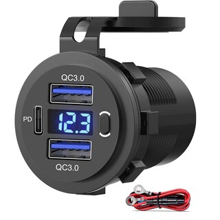 Foto 1 | Foto 1 | Enchufe De Cargador De Coche Sutnscw Dual Usb Quick Charge 3.0 Y Pd - Venta Internacional.