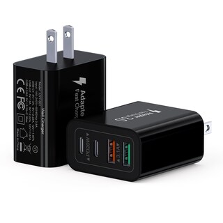 Foto 1 | Foto 1 | Cargador Csodince Usb C De 40 W 4 Puertos Tipo C Carga Rápida Paquete De 2 - Venta Internacional.