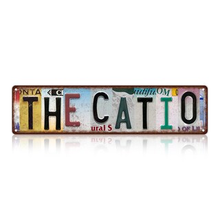 Foto 1 | Foto 1 | Letrero De Pared Vintage The Catio De Metal 40 X 10 Cm - Mtsigns - Venta Internacional.
