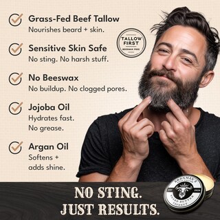 Foto 6 | Foto 6 | Manteca Para Barba Bronmans Beef Sebo Hidratante Coco 120 Ml - Venta Internacional.
