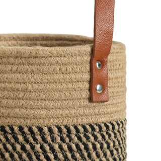 Foto 6 | Foto 6 | Cesta Colgante Goodpick Cuerda De Yute 2 Unidades 20 X 20 Cm Color Negro - Venta Internacional.