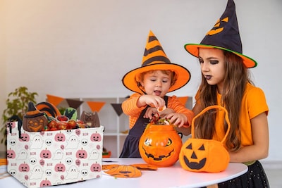 Foto 6 | Foto 6 | Caramelos Rectangulares Basket Essme De Halloween Para Niños  Color Rosa - Venta Internacional.