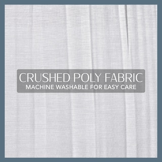 Foto 5 | Foto 5 | Cortina De Ventana Elrene Home Fashions Jolie Crushed White 52 X 84 - Venta Internacional.