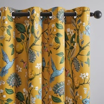 Cortinas Topfinel  Vintage  Amarillo Mostaza  183 Cm X 183 Cm - Venta Internacional.