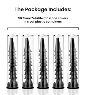 Foto 3 | Foto 3 | Funda Desechable De Plástico Zyrev Zetalife Para Otoscopios 50 Unidades - Venta Internacional.