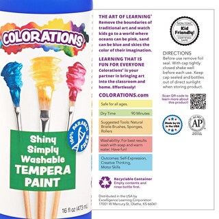 Foto 6 | Foto 6 | Paint Colorations Simply Shiny Lavable Verde Tempera 473 Ml - Venta Internacional.