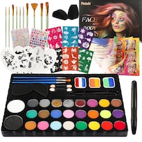 Kit De Pintura Facial Pintada 26 Colores Para Niños Con Accesorios - Venta Internacional.