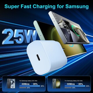 Foto 2 | Foto 2 | Cargador Vilive Super Fast Usb C De 25 W Para Samsung Galaxy S25 - Venta Internacional.