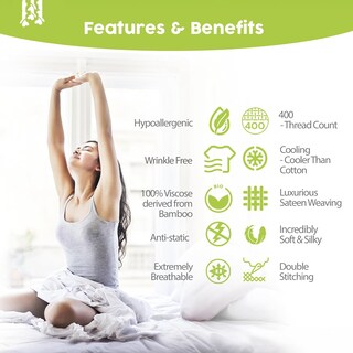 Foto 6 | Foto 6 | Juego De Sábanas Bampure King Size 100% Viscosa Bambú Y Terracota - Venta Internacional.