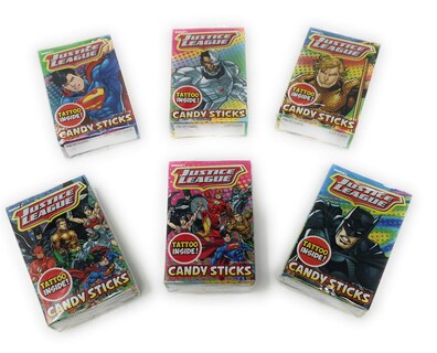 Foto 2 | Foto 2 | Palitos De Caramelo Increíbles Paquetes De Bocadillos De La Liga De La Justicia 30 Paquetes - Venta Internacional.