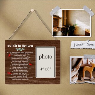 Foto 4 | Foto 4 | Marco De Fotos De Madera Zauly Sympathy Gift For Loss De 4 X 6 Pulgadas - Venta Internacional.