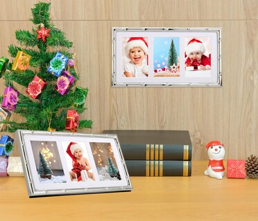 Foto 4 | Foto 4 | Set De 3 Marcos Para Fotos Yipinyin 3 X 3 Pulgadas Color Plateado Multimetal - Venta Internacional.