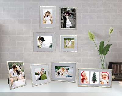 Foto 7 | Foto 7 | Set De 3 Marcos Para Fotos Yipinyin 3 X 3 Pulgadas Color Plateado Multimetal - Venta Internacional.