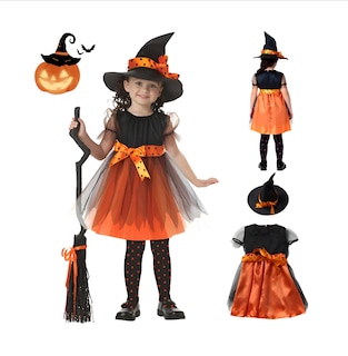 Foto 1 | Foto 1 | Xtellar Disfraz De Bruja De Halloween Traje De Cosplay Para Niños