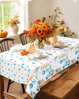 Foto 4 | Foto 4 | Mantel Nefelibata Blue Pumpkin  3 Unidades  223 X 107 Cm  Otoño - Venta Internacional.