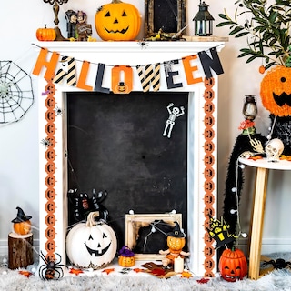 Foto 7 | Foto 7 | Tablón De Anuncios Con Forma De Ballena Con Purpurina Para Halloween Diseño De Calabaza 20 M - Venta Internacional.
