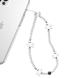 Foto 1 | Foto 1 | Pulsera De Terciopelo Con Forma De Caviar Para Teléfono 14 Pulgadas Diseño De Fantasma De Halloween - Venta Internacional.