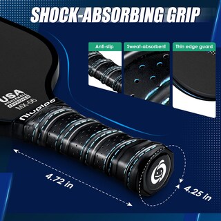Foto 5 | Foto 5 | Set De Pala De Pickleball Niupipo Pro Graphite Aprobado Por La Usapa - Venta Internacional.