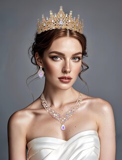 Foto 4 | Foto 4 | Set De Joyas Kamirola Tr28 Crystal Bridal Multicolor Gold - Venta Internacional.