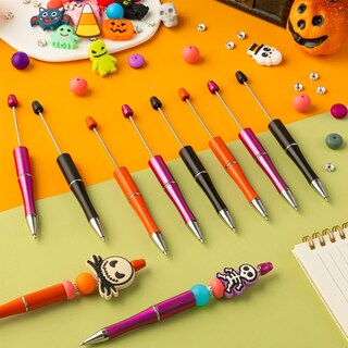 Foto 7 | Foto 7 | Bolígrafos Para Halloween Ffniu Con 12 Cuentas De Silicona Y 24 Cuentas - Venta Internacional.