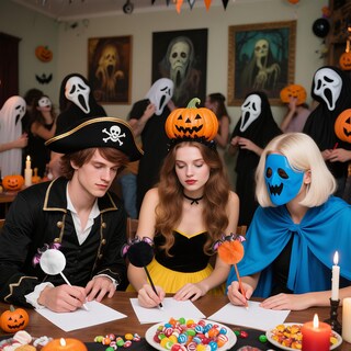 Foto 4 | Foto 4 | Set De 3 Bolígrafos Zuazaor Con Forma De Murciélago Y Pompones Para Halloween 22 Cm - Venta Internacional.