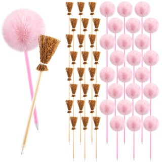 Foto 1 | Foto 1 | Writing Instruments Amazingspark 48 Unidades Escoba De Bruja Y Bolígrafos Con Pompones - Venta Internacional.