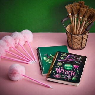 Foto 6 | Foto 6 | Writing Instruments Amazingspark 48 Unidades Escoba De Bruja Y Bolígrafos Con Pompones - Venta Internacional.