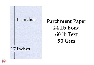 Foto 5 | Foto 5 | Papel Pergamino Para Papelería Piedra Azul 90 G/m² 11 X 17 Cm 50 Hojas - Venta Internacional.