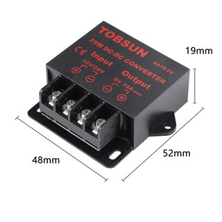 Foto 3 | Foto 3 | Regulador Reductor Del Convertidor Dc Binzet 5v 15a 75w - Venta Internacional.