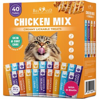 Foto 1 | Foto 1 | Mezcla De Pollo Lickable Cat Treats Beloved Pets Lick Up  300 Ml - Venta Internacional.