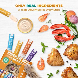 Foto 3 | Foto 3 | Mezcla De Pollo Lickable Cat Treats Beloved Pets Lick Up  300 Ml - Venta Internacional.