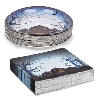 Foto 3 | Foto 3 | Platos Desechables Gatherfun Para Halloween 25 Cm 50 Unidades Artículos De Fiesta - Venta Internacional.