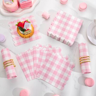 Foto 3 | Foto 3 | Servilletas Xiangqu 120 Unidades 25 X 25 Cm Color Rosa Desechables - Venta Internacional.