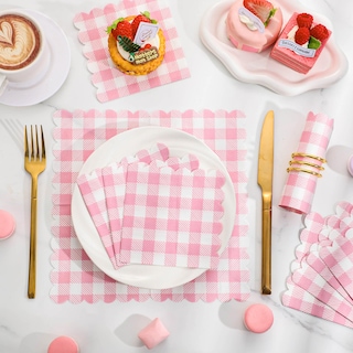 Foto 4 | Foto 4 | Servilletas Xiangqu 120 Unidades 25 X 25 Cm Color Rosa Desechables - Venta Internacional.