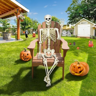 Foto 5 | Foto 5 | Halloween Skeleton Slixune 165 Cm Plegable Para Interiores Y Exteriores - Venta Internacional.