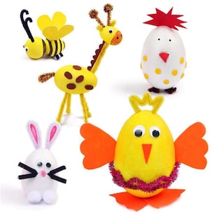 Foto 7 | Foto 7 | Foam Eggs Crafjie 6 Unidades 15 Cm Poliestireno Blanco Para Manualidades - Venta Internacional.