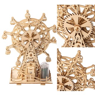 Foto 1 | Foto 1 | Kit De Maquetas Solares De Noria Con Rompecabezas De Madera 3d Para Niños - Venta Internacional.